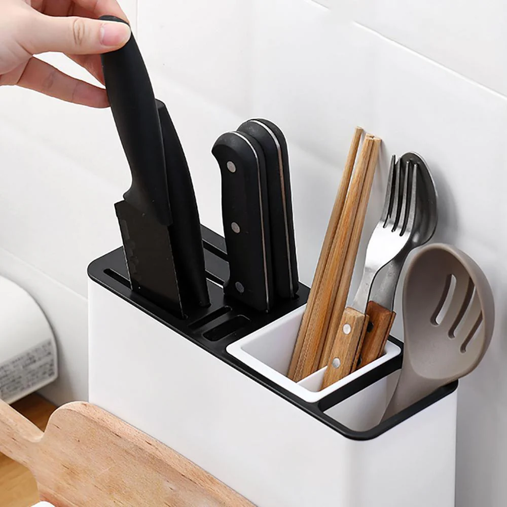 Tableware Storage Holders Kitchen Knife Plastic Storages Racks For Kitchen Convenience Cabinet Kitchen Gadgets - Image 6